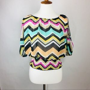 Rue 21 Cold Shoulder Top Medium EUC